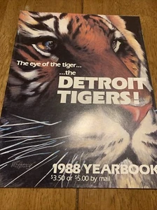 1988 Detroit Tigers Yearbook - Picture 1 of 4
