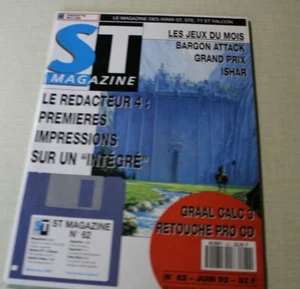 ST magazine n°62 JUIN 1992 - livre book Atari ST / STE / TT / FALCON / JAGUAR - Photo 1/1