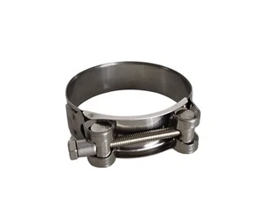 10x Auspuffschelle Flachbandschelle Edelstahl Ø 44-47mm Motorrad Auto 40mm - Bild 1 von 3
