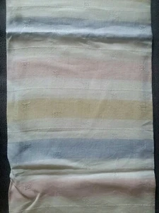 Leinen Tischdecke  pastell 125 cm × 120 cm, 50er Jahre - Bild 1 von 2