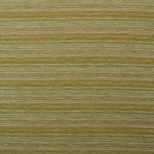 DESIGNER ATTICUS GOLD GREEN CHENILLE STRIPE RAILROADED MULTIUSE FABRIC BTY 56"W - Picture 1 of 4