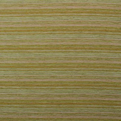 DESIGNER ATTICUS GOLD GREEN CHENILLE STRIPE RAILROADED MULTIUSE FABRIC BTY 56"W - Image 1 of 4