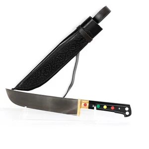 Usbekisches Kochmesser Pchak Пчак Messer Pcak Пичак Handarbeit Acrylglasgriff - Bild 1 von 5