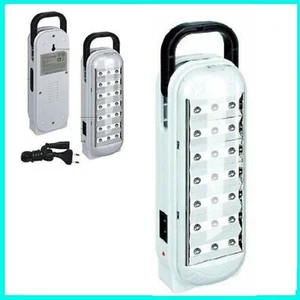LAMPADA TORCIA LUCE 21 LED RICARICABILE DI EMERGENZA SOS PORTATILE OFFICINA FARO - Foto 1 di 1