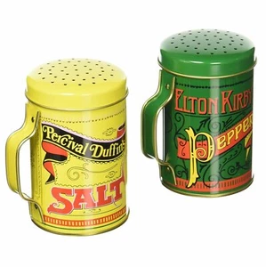 Norpro Nostalgic Design Salt & Pepper Shaker Set - 10oz Capacity Each - Picture 1 of 3