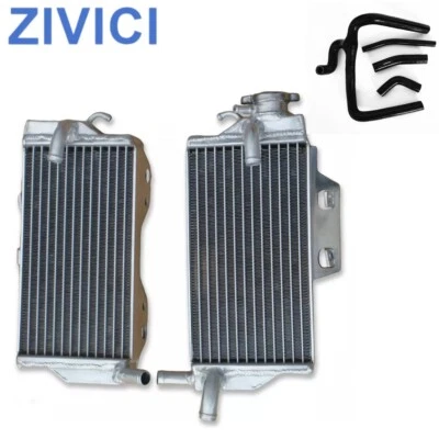 Radiador de aluminio + manguera negra para Honda CR250R CR 250R 2005-2007 2005 2007 2006 Foto 1 de 4