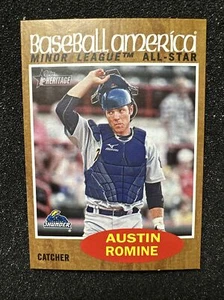 AUSTIN ROMINE #230 2011 Topps Heritage edición de ligas menores impresión corta SP - Imagen 1 de 4