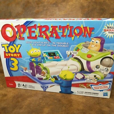 Hasbro Disney Toy Story 3 Operación Juego Buzz Lightyear Completo Foto 1 de 4