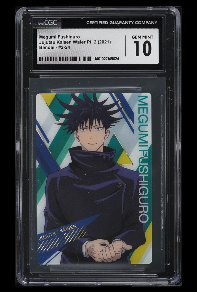 Megumi Fushiguro 🧑‍🦳 2-24 SP Jujutsu Kaisen Sorcery Fight Japan CGC-10 Pop/1 - Image 1 of 2