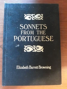 Sonette aus den Portugiesen - Elizabeth Barrett Browning (Hardcover aus schwarzem Wildleder) - Bild 1 von 7