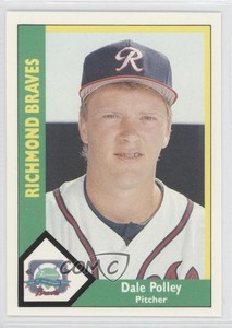 1990 CMC AAA Richmond Braves Green Backs Dale Polley #3