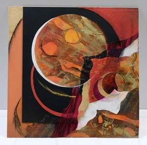 2011 Gerald Huth Sunset-Asian Rhapsody Golden Oranges Mixed Media Ready to Frame - Picture 1 of 9