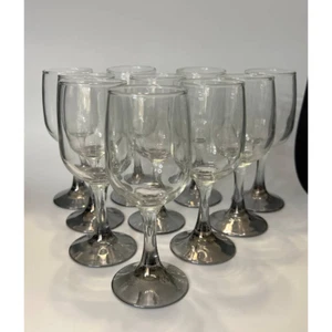 Vintage Mercury Base Sherry Wine Glasses Stemware - Picture 1 of 5