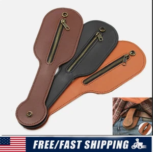 Monedero de cuero para hombres utilitario al aire libre multiherramienta billetera para mujeres 3 colores - Imagen 1 de 13