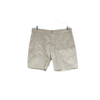 J. Bermudas de algodón/lino beige Crew Foto 1 de 4