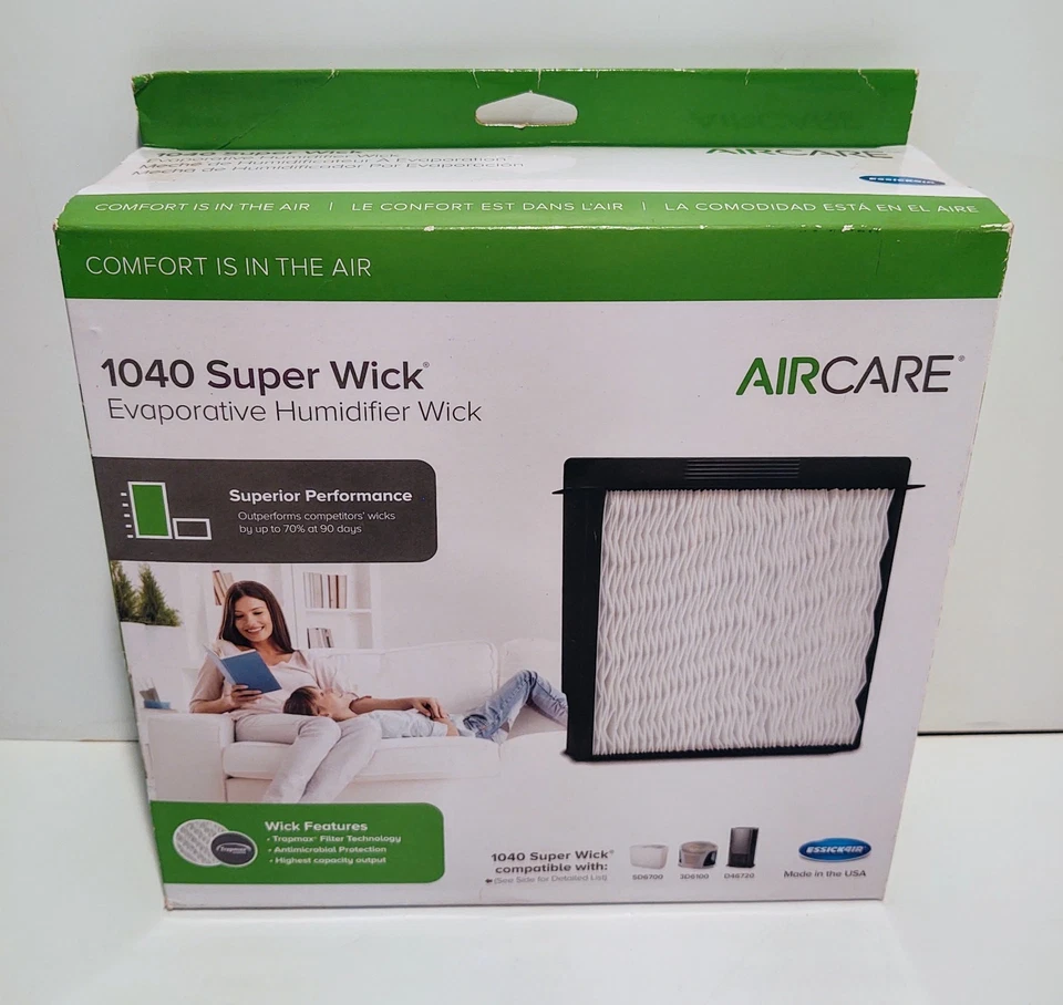 Paquete de 2 filtros humidificadores EssickAir AirCare 1040 Super Wick nuevos  Foto 1 de 4