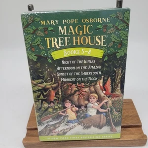 New Sealed Magic Tree House Books 5-8 4x Book Boxed Set Mary Pope Osborne - Picture 1 of 3