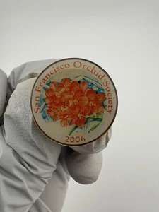 Pin de solapa esmaltada San Francisco Orchid Society 2006 - Imagen 1 de 7