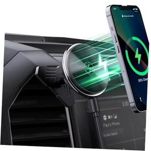 Chargeur Sans Fil Ventilation Magnétique Support Téléphone Compatible avec Charge Magnétique - Photo 1 sur 7