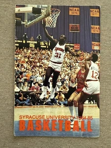 CBK 1984-85 SYRACUSE ORANGE College Basketball Spielplan DWAYNE PEARL WASHINGTON - Bild 1 von 5