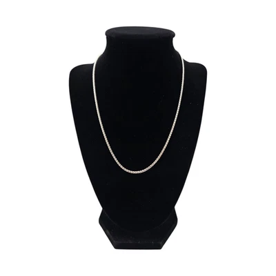 ELEGANT 1/20 14K GOLD FILLED TWISTED ROPE 17" CHAIN NECKLACE 11.6GR #1286 - Image 1 of 4