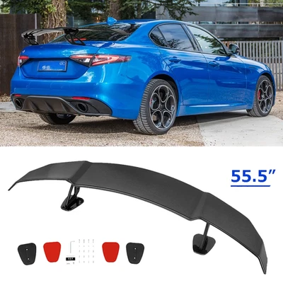 Rear Trunk GT Wing Racing Spoiler Carbon Lip For Alfa Romeo Giulia Foto 1 de 4