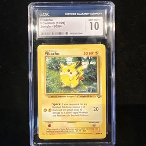 Pikachu 60/64 Jungle-Unlimited Edition Regular - Picture 1 of 2