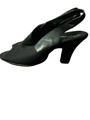 Sandalia Aerosoles "Paratrooper" Slingback Negra Punta abierta Mujer EE. UU. 8,5 M Foto 1 de 4
