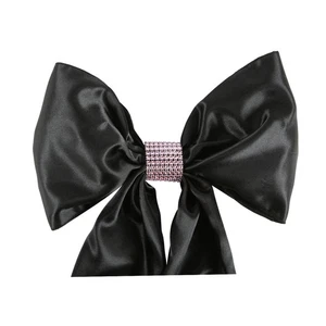 25 Pink Rhinestone Bow Covers - 8 Row - wedding chair sash reusable - Picture 1 of 5