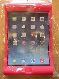 Dunkelrosa Kinder/Kleinkind/Kinder stoßfeste Gummi Seitengriff Skin Hülle iPad Air 5 - Bild 1 von 4