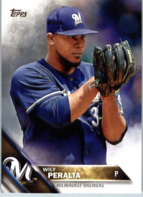 2016 Topps #414 Wily Peralta Milwaukee Brewers - Image 1 of 2