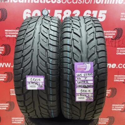 2x 265 65 R18 114T COOPER WEATHER-MASTER WSC  M+S* 6.0/6.2MM REF. 14059 - Imagen 1 de 4