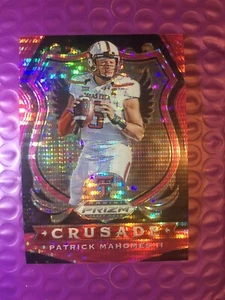 Patrick Mahomes 2020 Prizm Draft Crusade #80 Pink Pulsar Refractor - Bild 1 von 2