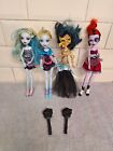 Monster High Doll Bundle X 4 With Clothes And Hair Brush Lagoona Blue