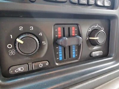 Dual to Single Climate Control Switch Cover Hvac Silverado Sierra Tahoe - Image 1 of 3