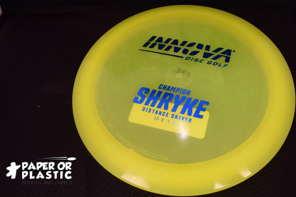 Innova Champion SHRYKE Disc Golf 172 G Distance Driver Neon Yellow NEW Blue - Image 1 of 1