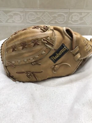 Nokona N60 13.25” Very Large Baseball Softball First Base Mitt Left Hand Throw - Image 1 of 4