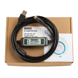 USB-WECON for WECON LX1S LX3V LX3VP LX3VE Series PLC Programming Cable 3m 8-pin - Picture 1 of 10