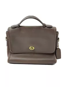 Coach Umhängetasche braunes Leder Twist Latch Nr. F6C-9870 Vintage - Bild 1 von 10