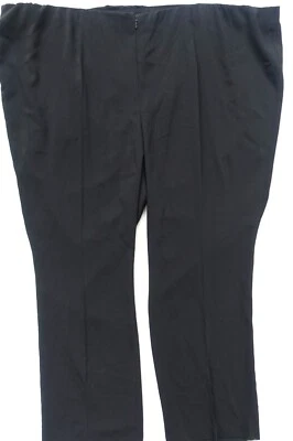 SELEÇÃO por ULLA POPKEN~novo com etiquetas!~calça relaxada reta Mandy Black Technosilk 28 com etiquetas - Imagem 1 de 4