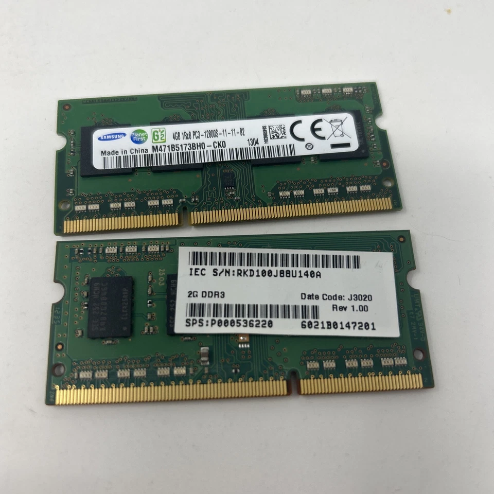 Samsung 4GB DDR3 1Rx8 PC3-12800U-11-13-A1 SODIMM Laptop Memory  FREE SHIP - Image 1 of 1
