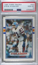 1989 Topps Traded Steve Atwater #52T PSA 10 Rookie