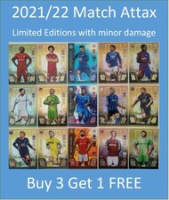 2021/22 Match Attax UEFA Limited Edition with minor damage Buy 3 Get 1 FREE