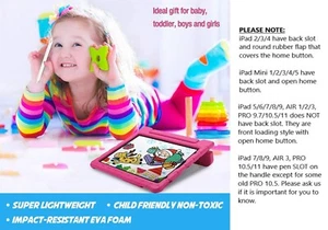 EVA FOAM Kids Heavy Duty Tough Carry Case Cover iPad AIR 5th - A2588 A2589 A2591 - Picture 1 of 26