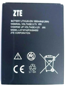 Batterie ZTE LI3716T42P3H594650 neuve pour Z752C Z753G Z755 Z716BL Z717VL 1650mAh - Photo 1 sur 2