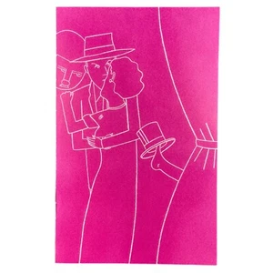Eduardo Arroyo Ulysses illustriertes Exlibris Kunstdruck 7,75 x 12,5 Zoll rosa Joyce - Bild 1 von 1