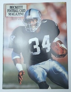 Beckett Football Card Magazine November 1990 Bo Jackson