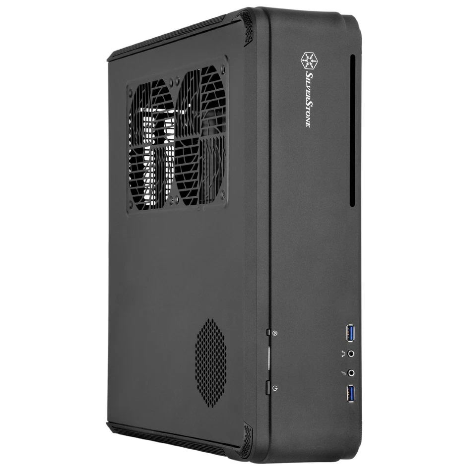SilverStone FTZ01B Tech Fortress Z Aluminum Unibody Mini-ITX/DTX Computer Case - Image 1 of 1