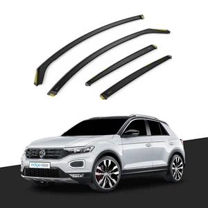 VW T-Roc MK1 2017-2025 5 Door SUV Wind Deflectors 4pc Tinted - Picture 1 of 10