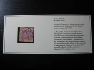 EAST AFRICA GERMAN COLONY Mi. #VO37e used forerunner stamp! CV $60.00 - Picture 1 of 3